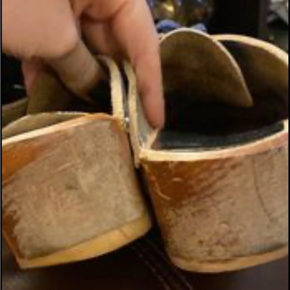 Sven navy vintage clogs size 9 - Picture 3 of 4